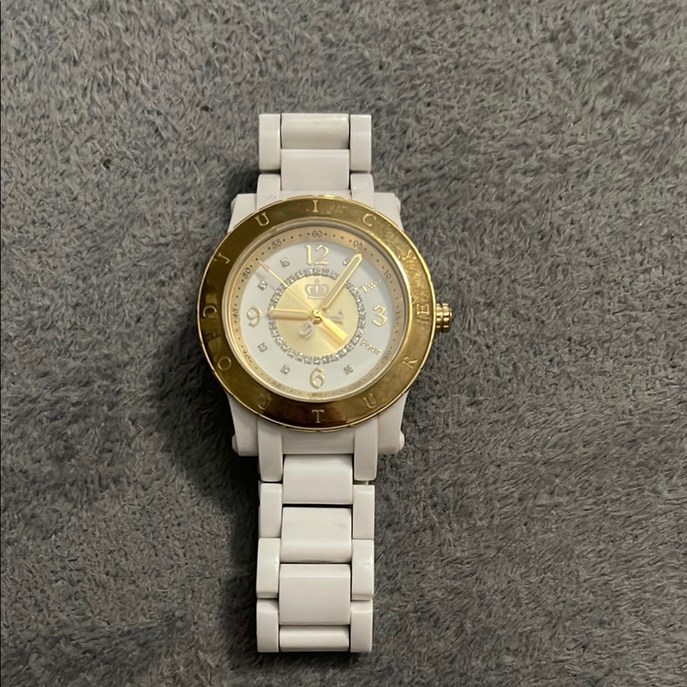 White and Gold Watch